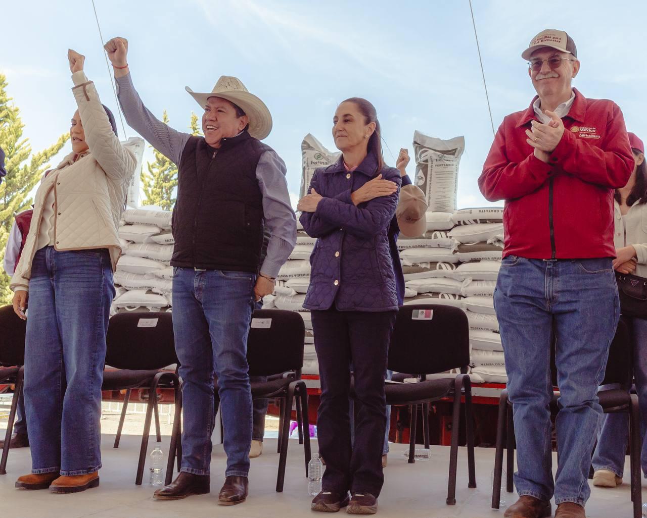 Sheinbaum inaugura planta de frijol en Zacatecas y analiza ampliar programa de acopio
