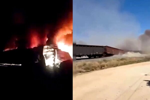 Descarrilamiento de tren en Aguascalientes deja un migrante fallecido y siete heridos