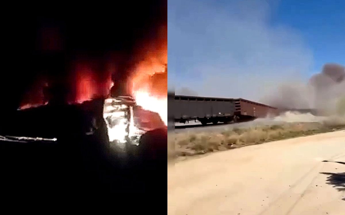 Descarrilamiento de tren en Aguascalientes deja un migrante fallecido y siete heridos