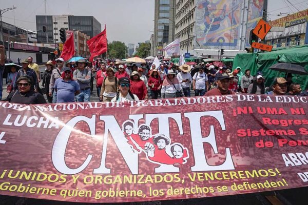 CNTE inicia paro nacional de 72 horas con marcha en CDMX