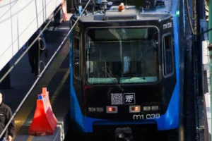 Suspenden parcialmente servicio del Tren Ligero en Ciudad de México por caída de poste eléctrico