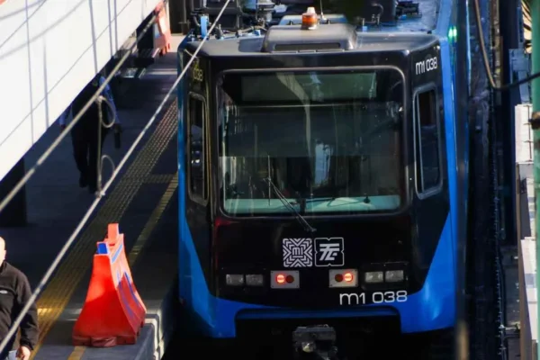 Suspenden parcialmente servicio del Tren Ligero en Ciudad de México por caída de poste eléctrico