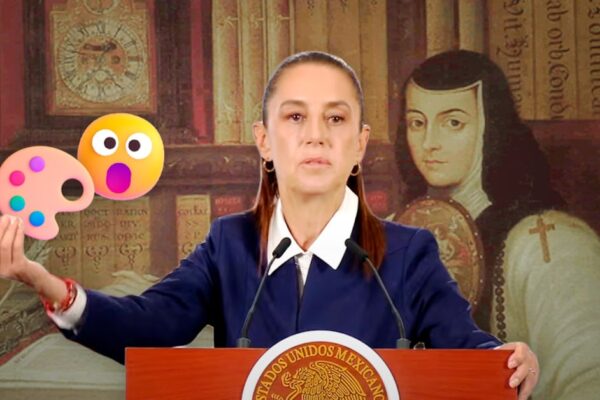 Sheinbaum defiende imagen de Sor Juana por IA ante críticas por rasgos masculinos