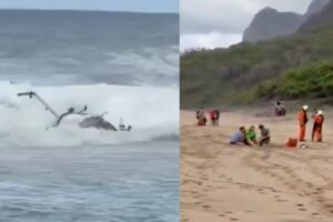 Tres muertos y dos heridos deja accidente de helicóptero turístico en Hawái