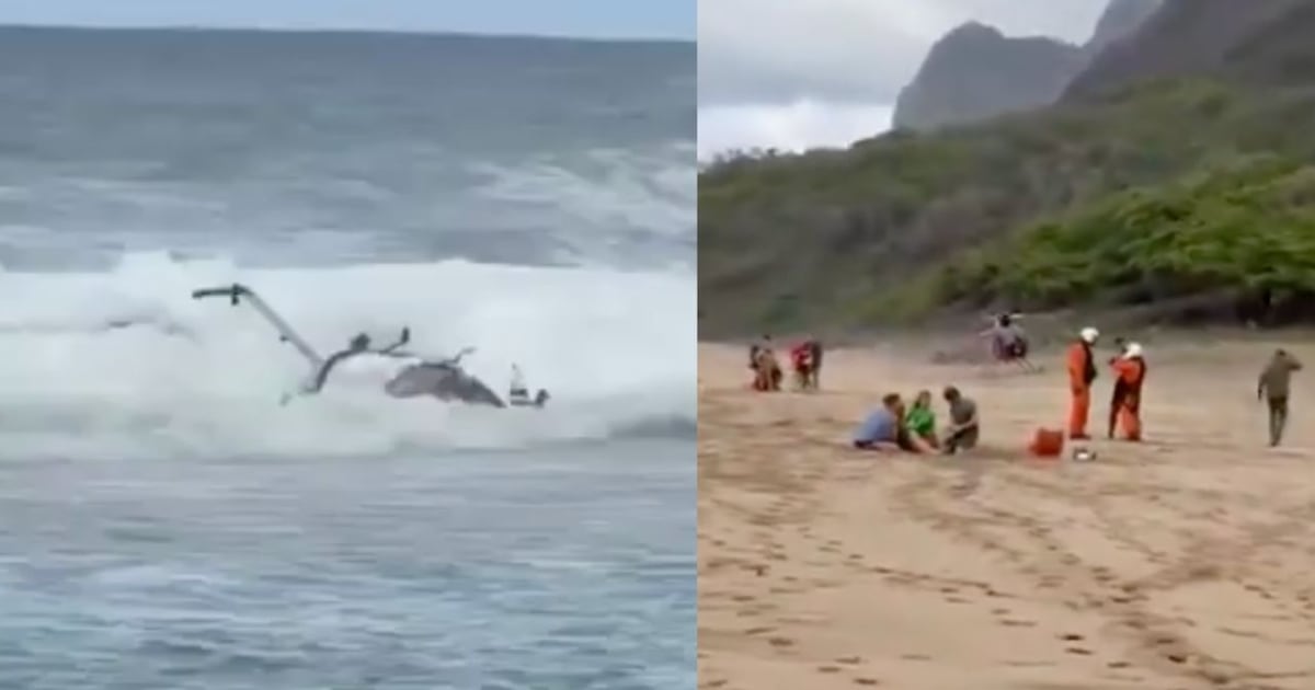 Tres muertos y dos heridos deja accidente de helicóptero turístico en Hawái