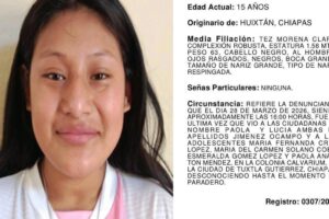 Seis jóvenes desaparecen de casa hogar en Tuxtla Gutiérrez, Chiapas