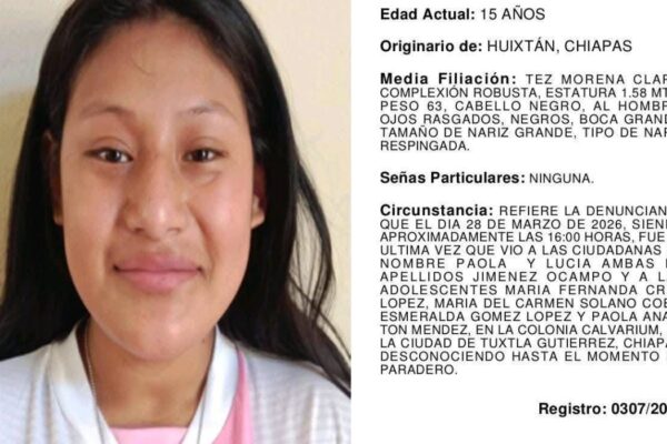 Seis jóvenes desaparecen de casa hogar en Tuxtla Gutiérrez, Chiapas