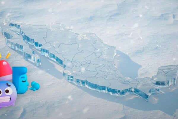 México enfrenta clima contrastante con heladas, vientos y calor extremo