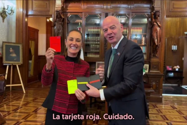 Infantino supervisa preparativos del Mundial 2026 en México y se reúnen con Sheinbaum y Brugada
