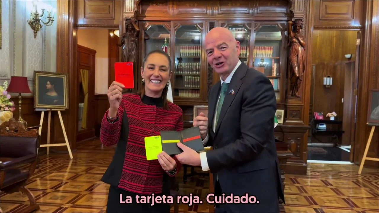 Infantino supervisa preparativos del Mundial 2026 en México y se reúnen con Sheinbaum y Brugada