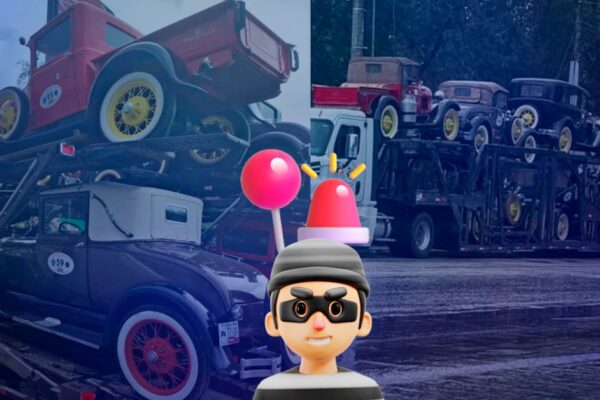 Asaltan caravana de autos clásicos Ford Modelo A en Amozoc; conductor fue localizado