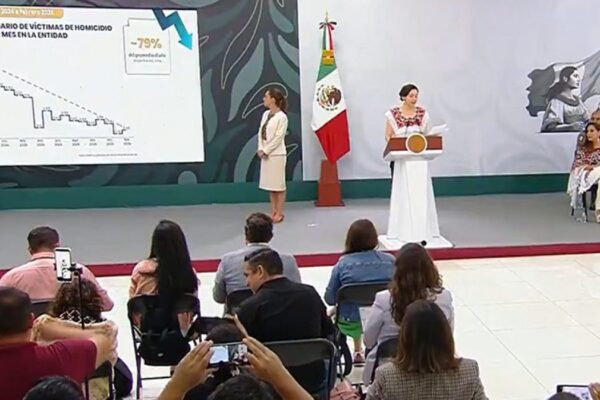 Reportan reducción de 79% en homicidios dolosos en Quintana Roo