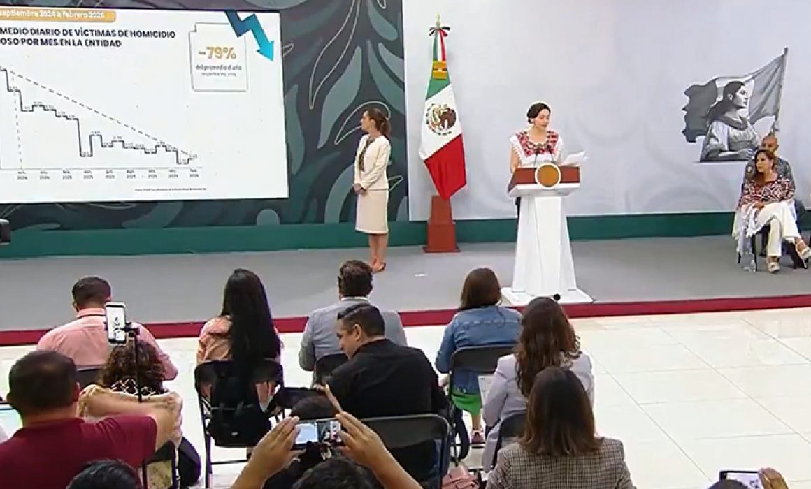 Reportan reducción de 79% en homicidios dolosos en Quintana Roo