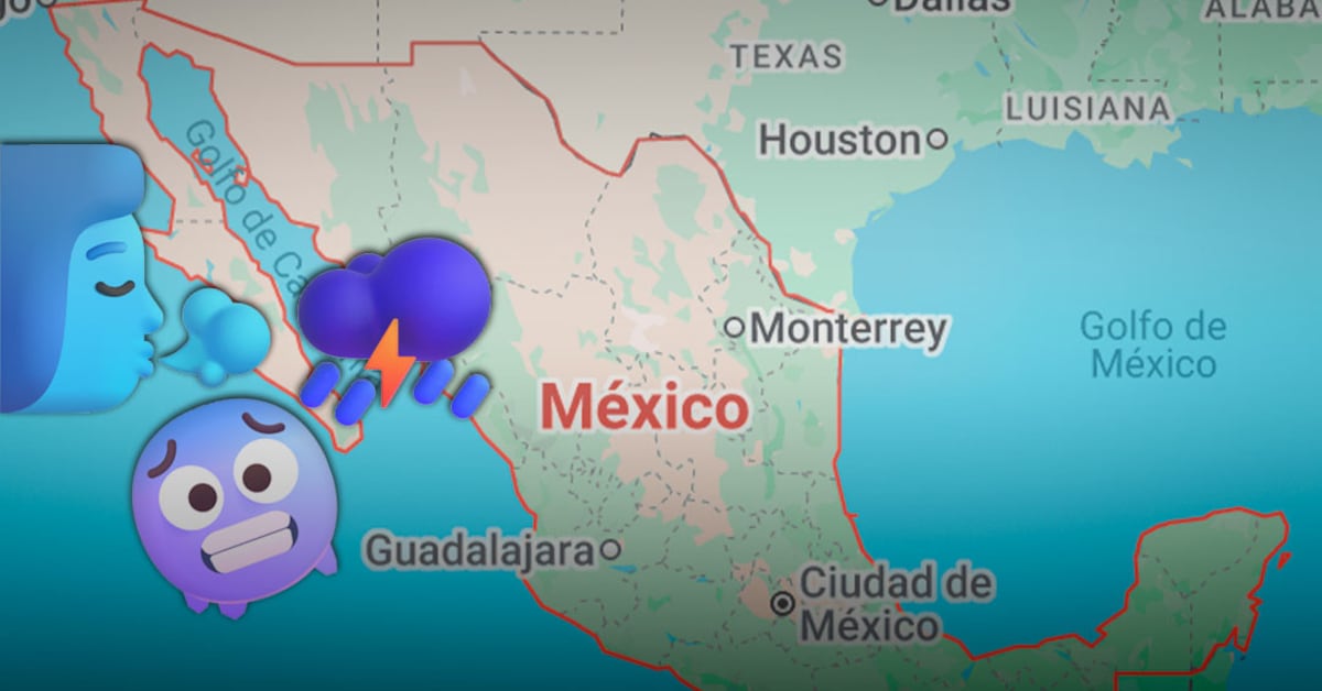 Frente Frío 42 y masa de aire polar generan contrastes climáticos extremos en México