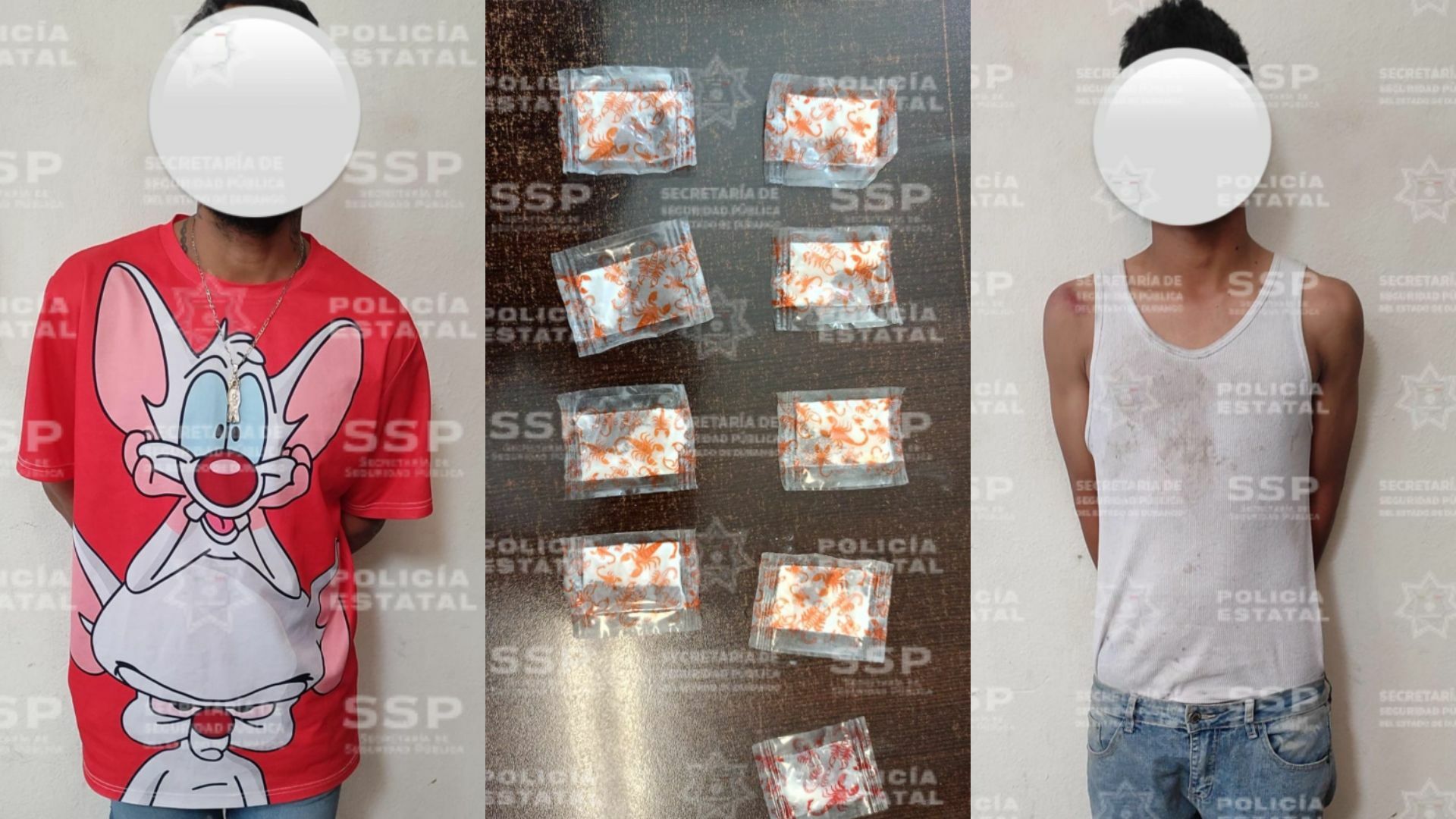 Detienen a siete personas por narcomenudeo en Durango y Ciudad de México