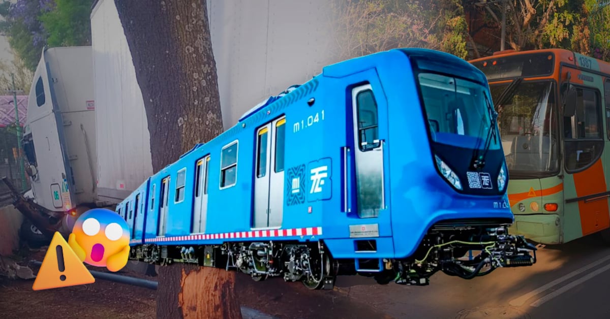 Choque de tráileres paraliza vialidades y Tren Ligero en CDMX