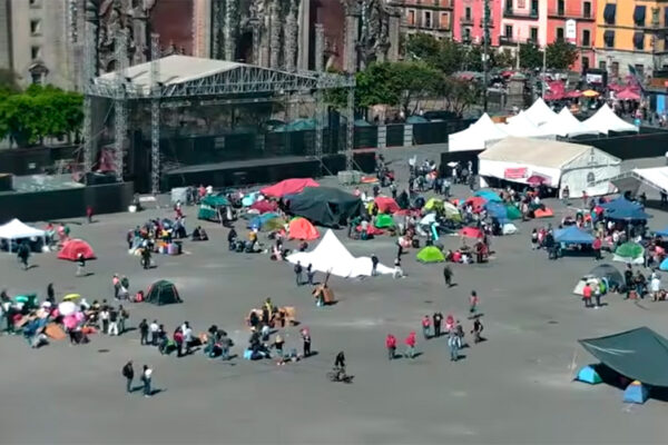 CNTE levanta plantón en el Zócalo tras 72 horas de paro; amenazan con protestas durante el Mundial