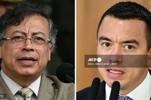 Petro acusa a Ecuador de bombardear territorio colombiano; Noboa lo niega