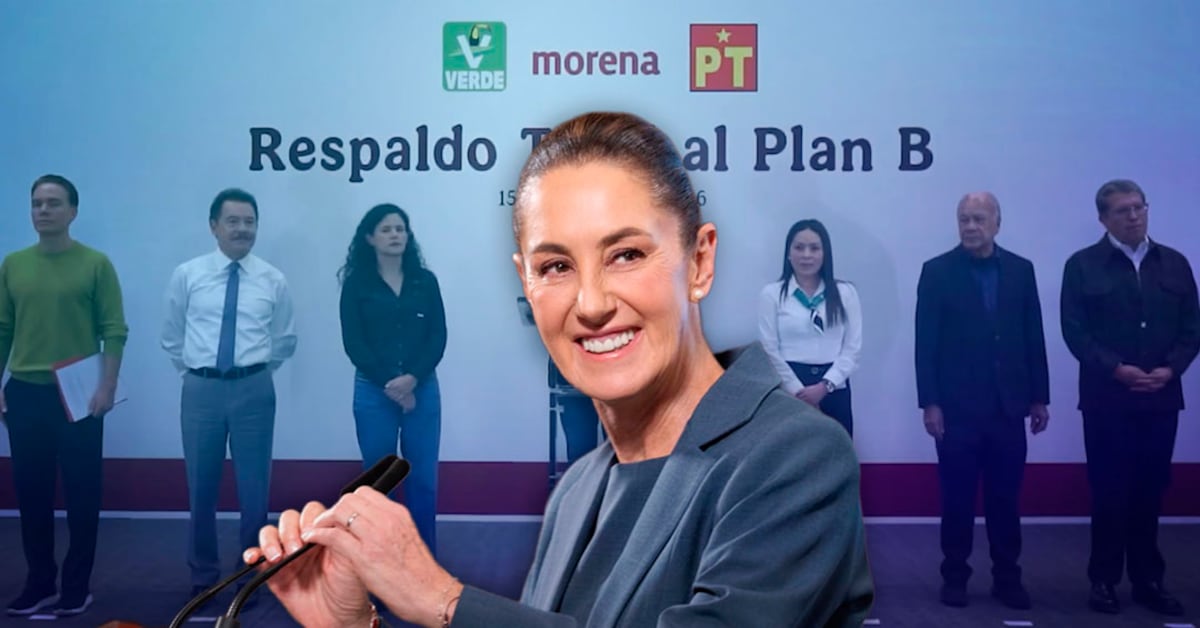 Morena, PT y PVEM pactan respaldo al ‘Plan B’ electoral de Sheinbaum