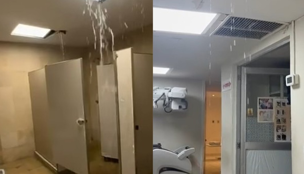 Frente frío 43 deja granizo y afectaciones en la Comarca Lagunera; hospital del ISSSTE reporta filtraciones