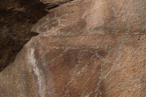 Hallan 16 elementos gráfico-rupestres en Hidalgo durante obras del Tren México-Querétaro