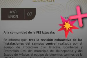 Falsa alarma de bomba en FES Iztacala tras amenaza de tres explosivos