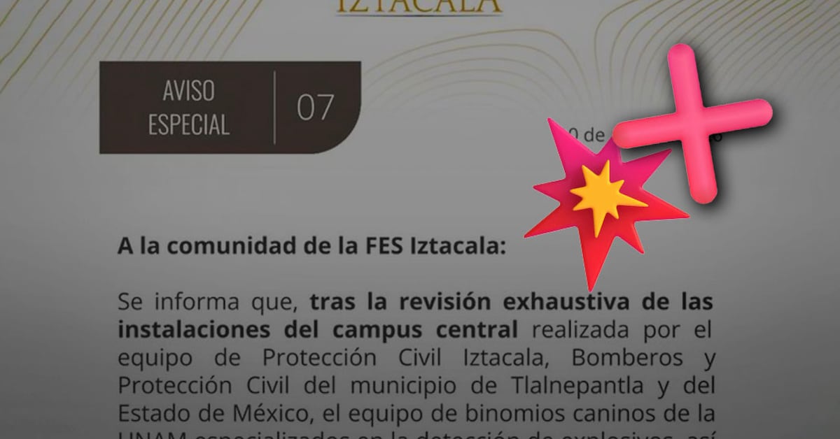 Falsa alarma de bomba en FES Iztacala tras amenaza de tres explosivos