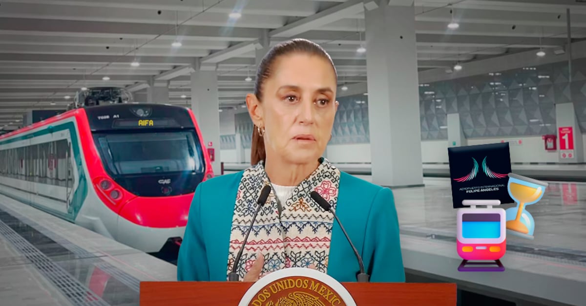 Sheinbaum confirma retraso en inauguración del ramal del Tren Suburbano al AIFA