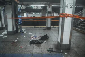 Hombre abatido tras apuñalar a tres personas con un machete en el Metro de Nueva York