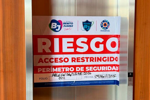 Restringen operación de siete elevadores en Torre Mítikah tras accidente con cuatro lesionados