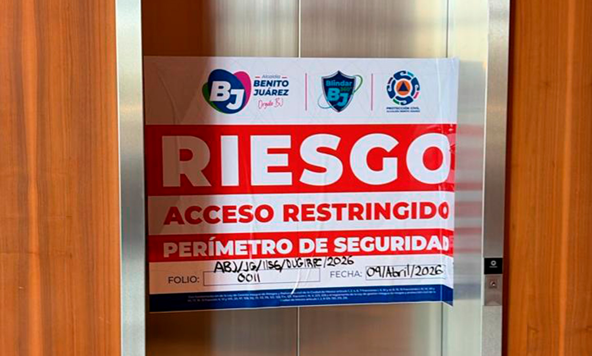 Restringen operación de siete elevadores en Torre Mítikah tras accidente con cuatro lesionados