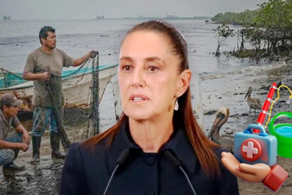 Gobierno entrega 15 mil pesos a pescadores por derrame en el Golfo; playas reportan alta ocupación turística