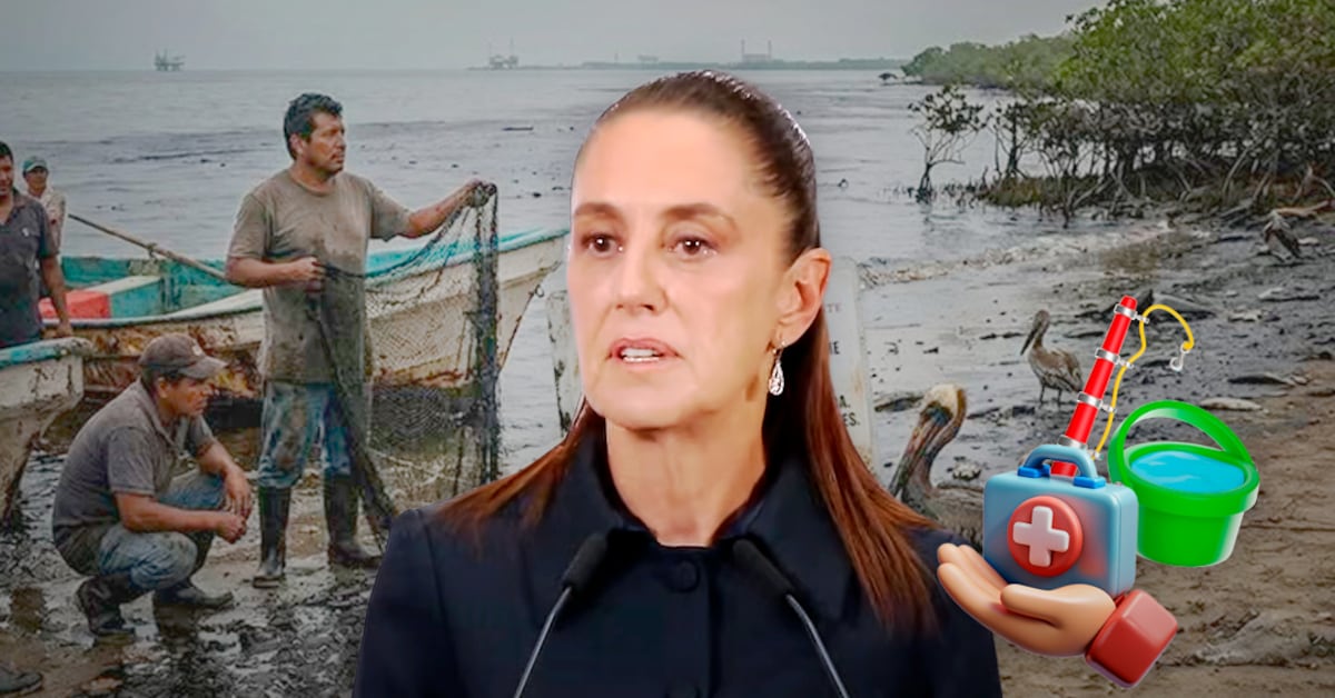 Gobierno entrega 15 mil pesos a pescadores por derrame en el Golfo; playas reportan alta ocupación turística