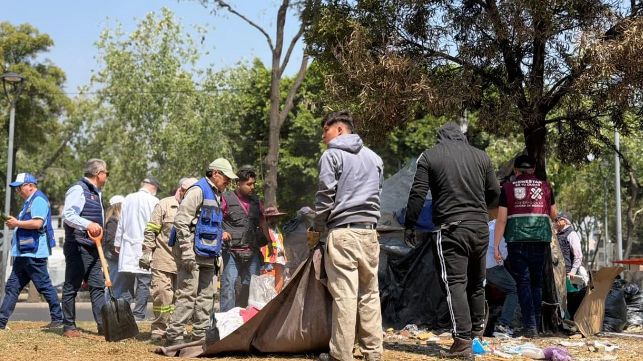 Desmantela alcaldía Cuauhtémoc 48 campamentos de personas en situación de calle