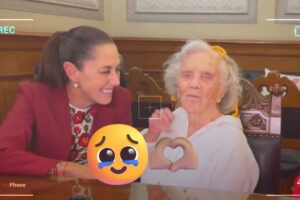 Claudia Sheinbaum anuncia viaje a España y sostiene encuentro con Elena Poniatowska