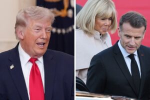 Macron califica de ‘poco elegantes’ los comentarios de Trump sobre su matrimonio