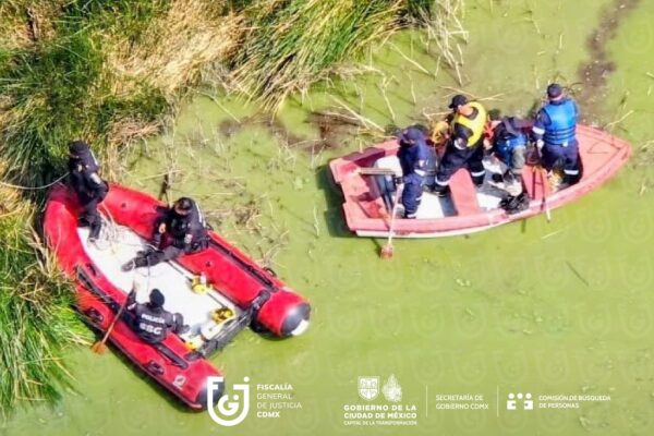 Hallan 317 elementos óseos en búsqueda en Lago de Chalco