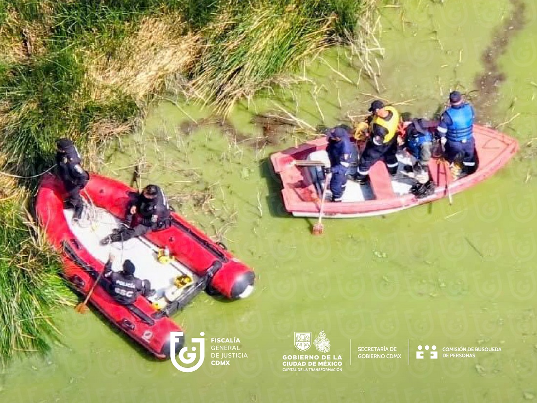 Hallan 317 elementos óseos en búsqueda en Lago de Chalco