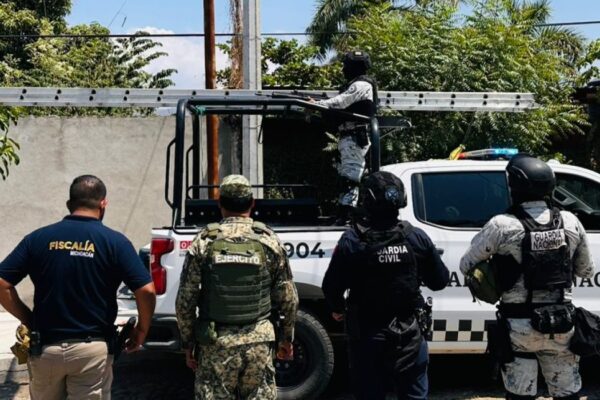 Desmantelan red de videovigilancia ilegal en Apatzingán; aseguran 14 cámaras