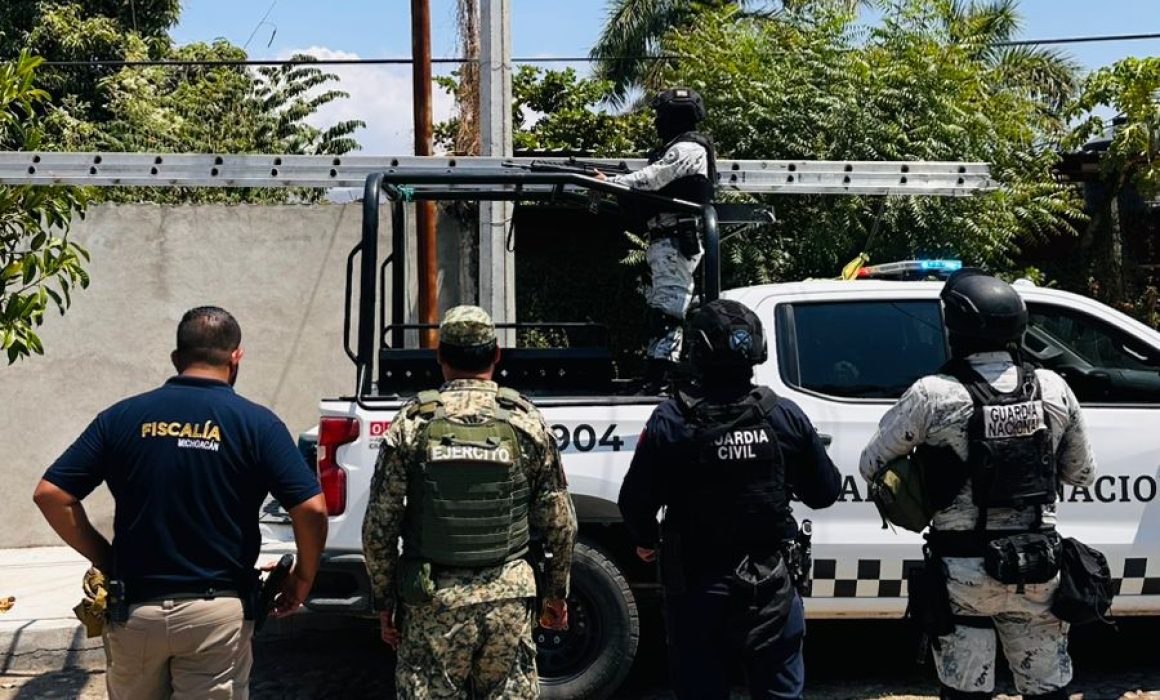 Desmantelan red de videovigilancia ilegal en Apatzingán; aseguran 14 cámaras