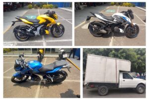 Detienen a dos hombres por robo de tres motocicletas en Gustavo A. Madero