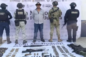 Detienen en Tepalcatepec a Víctor Noé ‘N’, hijo de ‘El Abuelo Farías’