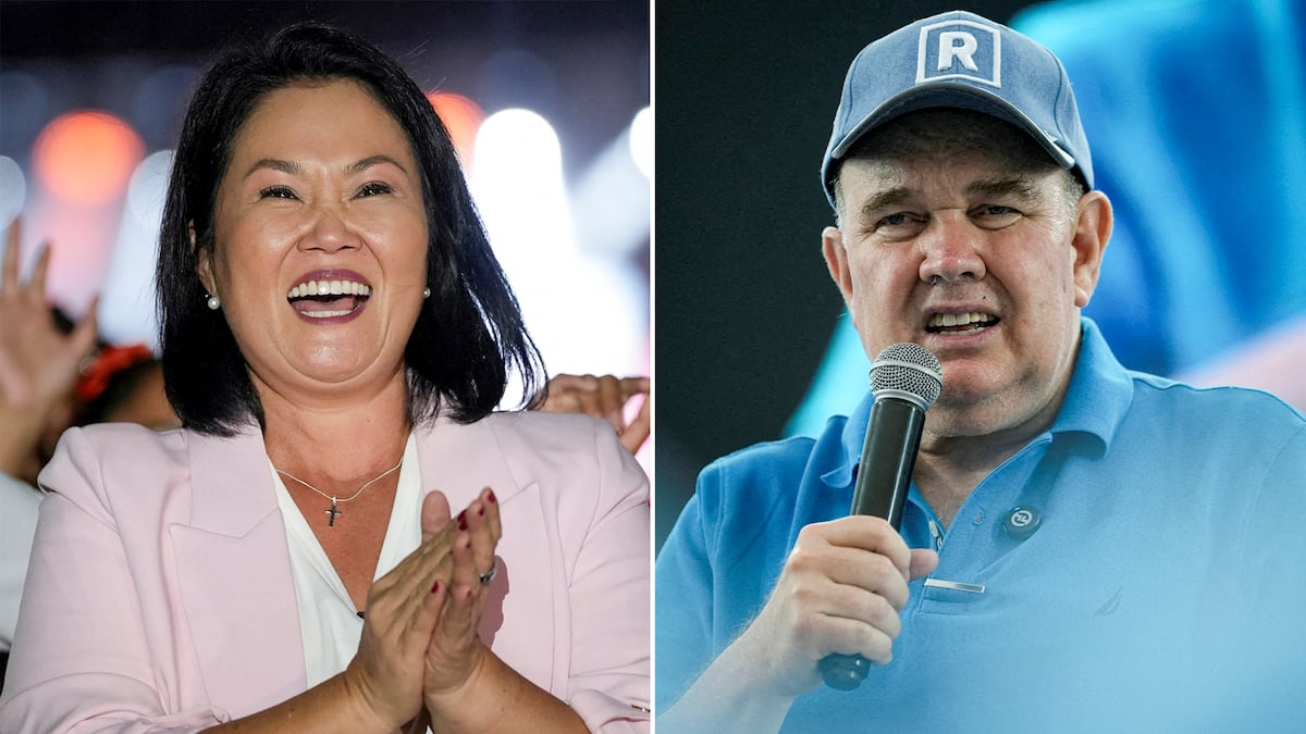 Keiko Fujimori y Rafael López Aliaga lideran conteo electoral en Perú y se perfilan para segunda vuelta