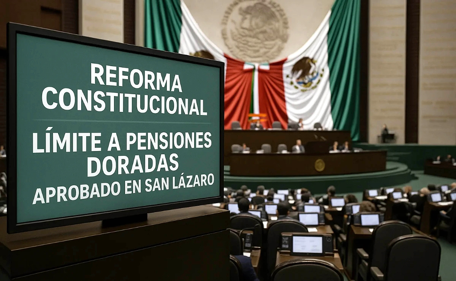 18 congresos estatales aprueban reforma para eliminar pensiones doradas en sector paraestatal