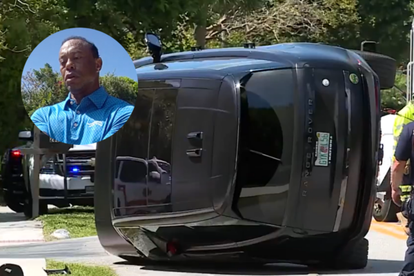 Tiger Woods distraído con su teléfono y bajo efectos de opioides durante accidente en Florida