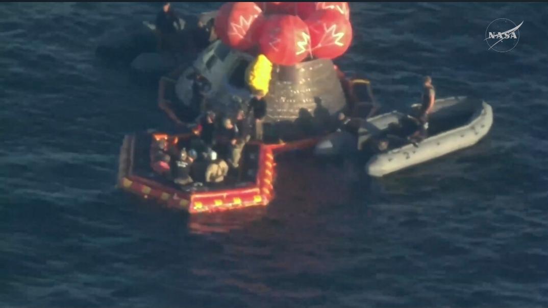 Misión Artemis II de la NASA concluye con éxito tras amerizar en el Pacífico