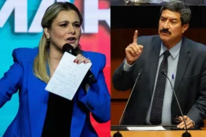 Juez aplaza audiencia de Maru Campos por ausencia del senador Javier Corral