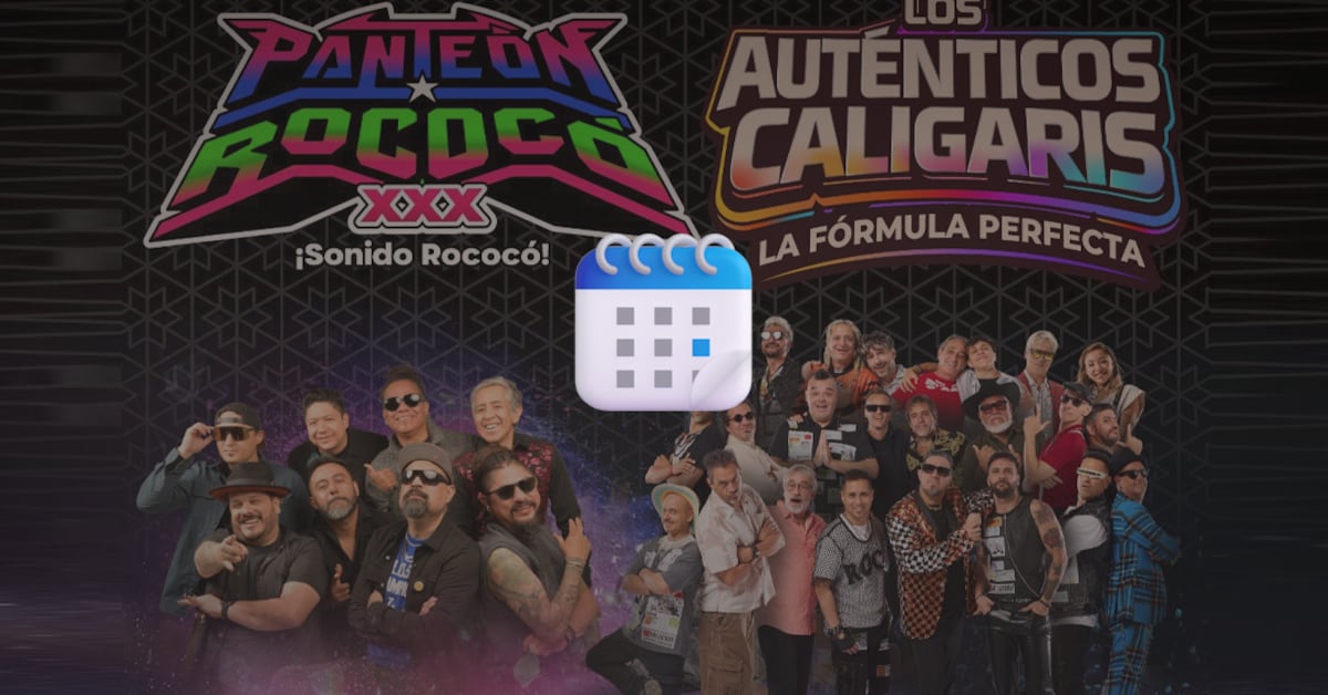Panteón Rococó y Los Auténticos Caligaris actuarán en el Coliseo GNP Seguros en octubre