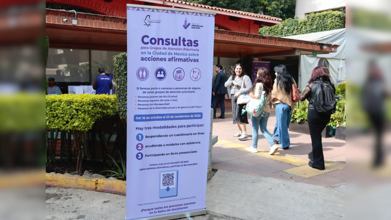 Aprueba IECM informe de consultas para definir retos en candidaturas de grupos prioritarios