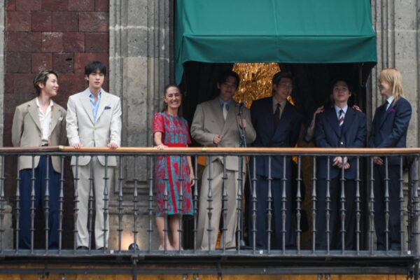BTS comparte video inédito de su visita a Palacio Nacional con Claudia Sheinbaum